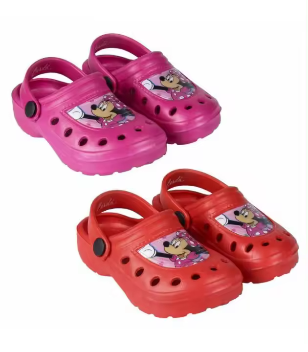 Zuecos Minnie Mouse Rosa Talla 28/29 - Artesania Cerda - 1