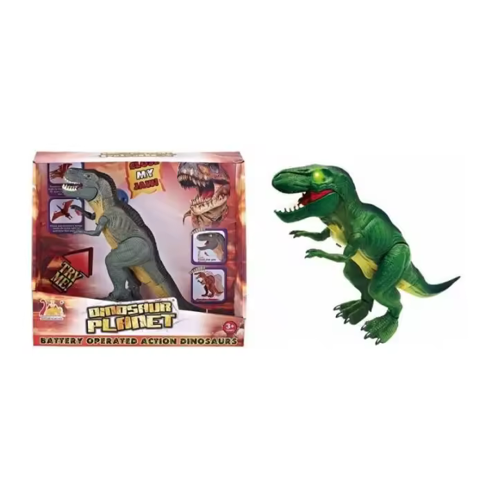 DINOSAURIO T- REX CAMINA Y HACE SONIDOS DE PANRITOS - 1