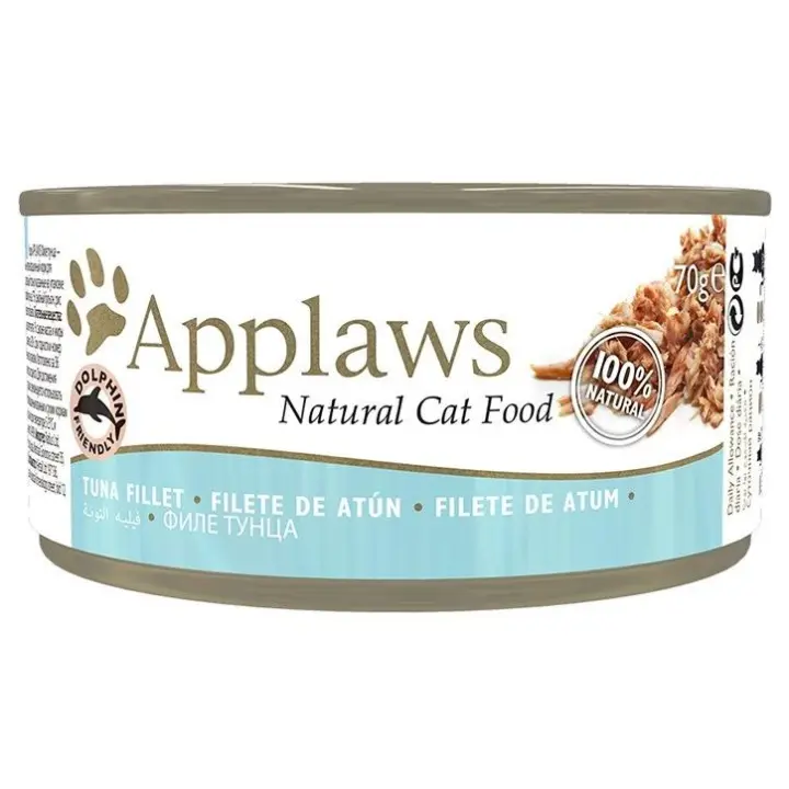 Applaws Lata Gatos Adultos Filete de Atún  Comida húmeda en lata para gatosadultos de Applaws - 1