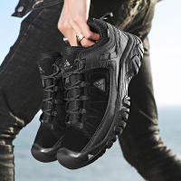 HIKEUP Zapatos De Senderismo Para Hombres Calidad Superior Duraderos Cuero Suela De Goma Para Actividades Al Aire Libre Zapatillas De Caminar - details 7