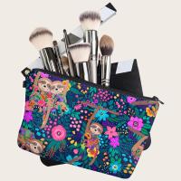 Neceser de Maquillaje,Bolsa de Cosméticos de Viaje,Portátil para Viaje Bolsas,Organizador Maquillaje para Hombre Mujer Niña Niño（Patrón de Pereza） Multicolor - details 2