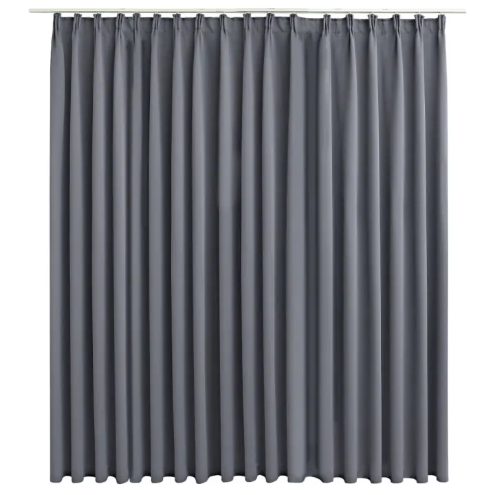 vidaXL Cortina Opaca con Ganchos 290x245 cm Casa Hogar Decoración Visillo Color Azul,  Beige,  Gris y mas - 1