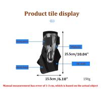 Soporte De Tornillo Elástico De Compresión Para Deporte Alivio Del Dolor Articulación De La Pata Estabilizador De Pie Para Correr Fitness Caminar 1 Pieza - details 0