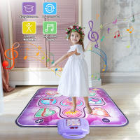 Alfombrilla de Baile Electrónica con Luces LED Ajustable Volumen Incorporado Música 5 Modos de Juego para Regalos de Navidad y Cumpleaños para Niñas Juguetes Interés: Música - details 13