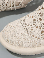 Sandalias De Mujer Verano 2024 Lujo Diseñador Zapatos De Cuero Transpirables Plataforma Casual Sandalias Para Damas - details 14