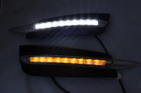 2Pcs/set Luz Diurna LED Para Chevrolet Cruze 2010-2013 Configuración Baja 9LED Blanco DRL Con Dimming Vehículo Automóvil - details 6