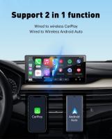Adaptador 2en1 Inalámbrico Carplay Android Auto XUDA Mini Para Coche Con Luces Coloreadas Compatible Con Suzuki Swift Vitara S-Cross Carry Jimny Sport USB+TYPE-C Puerto Bluetooth 5.0 - details 1