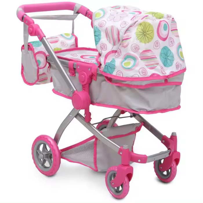 Carrinho de boneca Moni Pink Rose - 1