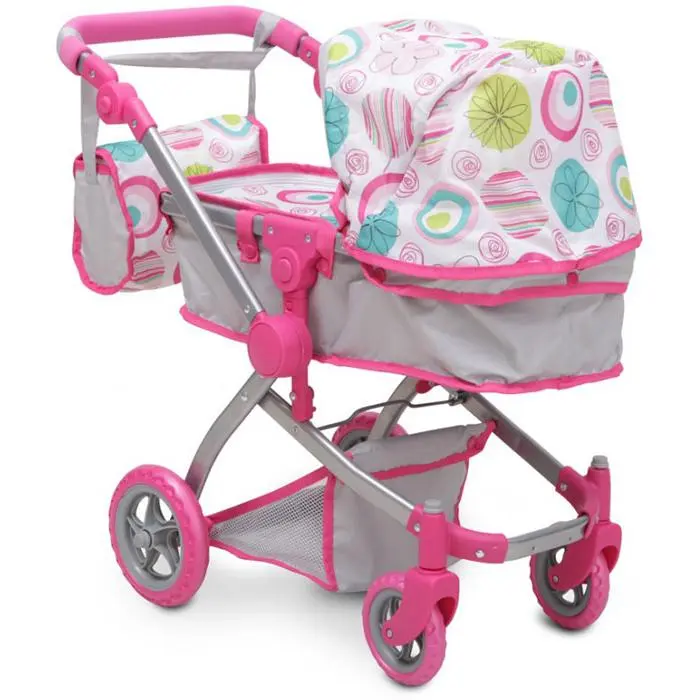 Carrinho de boneca Moni Pink Rose - 1