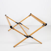 Mesa plegable regulable en altura Aktive para camping estilo Glamping, medidas 88,5x70,5x43cm. - details 4
