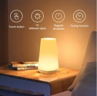 Lámpara De Noche USB Recargable RGB Táctil Con Control Remoto 13 Colores Ajustable Para Dormitorio Y Lectura Lámpara Pequeña Portátil - details 0