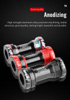 Nanlio Bottom Bracket De Aleación De Aluminio Con Rosca Y Embrague BSA Para Bicicleta De Carretera Y MTB 68/73 Mm Impermeable Piezas De Eje De Rodamientos BB91 - details 4