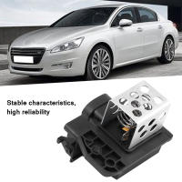 Motor De Ventilador De Coche Resistor Reemplazo 9673999880 Para Citroen Berlingo C1 C4 Xsara Picasso Peugeot 107 206 307 Partner Material Aluminio Y ABS - details 5