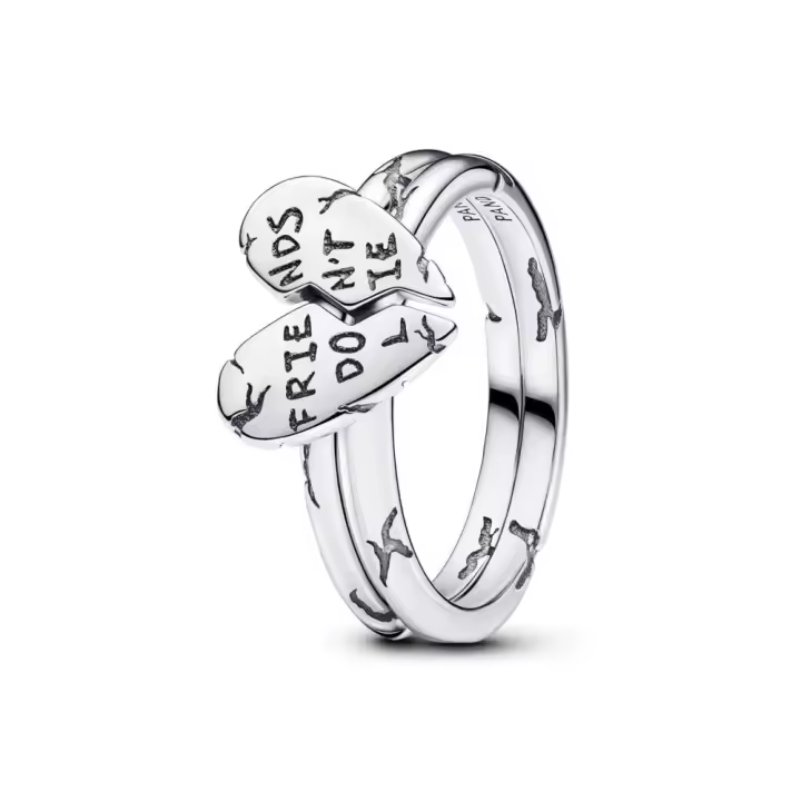 193575C00 - Anillo Divisible en plata de ley Los Amigos No Mienten de Stranger Things | Pandora Oficial 193575C00 PANDORA Silver  Anillo Pandora original - 1