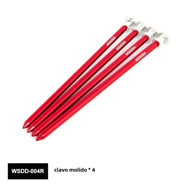 Juego De 4 Palos De Tenda Widesea Para Camping Y Senderismo Accesorios Para Exterior Equipo De Refugio Herramientas Para Suelo De Nieve Dura - 1