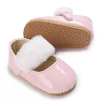Zapatos De Princesa Para Bebé Niña En Lace Blanca Mocasines Con Lazo Y Borde Antideslizante De Goma Primera Calzado Para Caminar - details 175