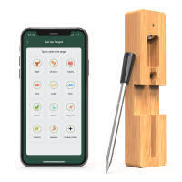 Termómetro De Carne Con Bluetooth 165 Pies Termómetro Inteligente Para Alimentos Con Cable De Carga USB Para Horno Asador - details 9