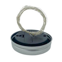 Luz Solar LED Para Botella De Mason Impermeable 20/10 Lámparas Colgantes Para Jardín Patio Porche Decoración Sin Batería - details 14