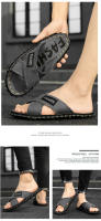 Zapatillas De Lona Para Hombre Verano Sandalias Casuales De Tela Para Interiores Y Exteriores Antideslizantes Cómodas Para El Hogar Y Paseos - details 13