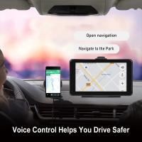 Podofo-reproductor Multimedia de vídeo y Radio para coche, dispositivo inalámbrico de 7 pulgadas, Carplay, Android, Control de voz automático, pantalla táctil para Nissan y Toyota - details 3