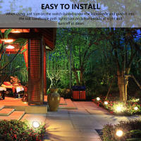 Luces Solares LED Para Camino Exterior Impermeables Lámparas De Jardín Iluminación De Paisaje Decoración De Patio Jardín - details 8