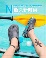 Zapatillas De Hombre Casual Transpirables Y Cómodas Para Verano Impermeables Con Bajo Suave Para Playa Zapatillas De Conducción Dual Propósito - details 2