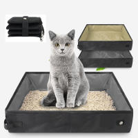 Pila De Orina Para Gatos Plegable Portátil Y Resistente Al Masticar Y Rascado Con Funda De Algodón Oxford Desechable Baño Del Gato - details 3