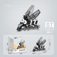 Bloques De Construcción De Animales Del Mundo Insecto Scorpion Mantis Hormiga Araña Pájaro Marino Regalo Para Niños Adornos De Escritorio Bloques Pequeños Compatible Con Lego ABS Sin Batería - details 33
