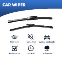 LimpiaParabrisas LHD Pinceles De Limpieza Para Dacia Sandero Stepway Streetway 2007-2023 Accesorios De Parabrisas De Goma Natural - details 4