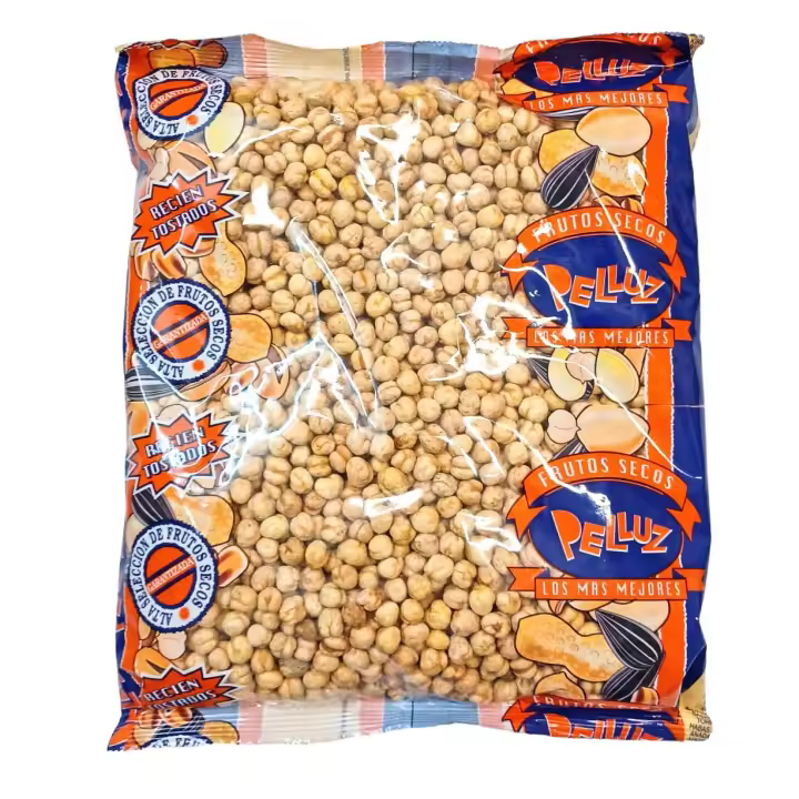 Garganzo tostado sal - garbanzo amarillo - pelluz - Deliciosos garbanzos amarillos tostados con sal - Pelluz - 1