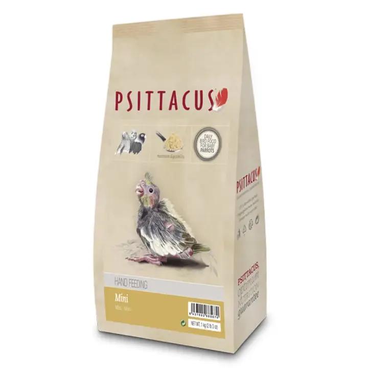 Papilla para Pájaros, Psittacus Mini Hand Feeding, Papilla Loros pequeños, 1kg, 5kg - 1