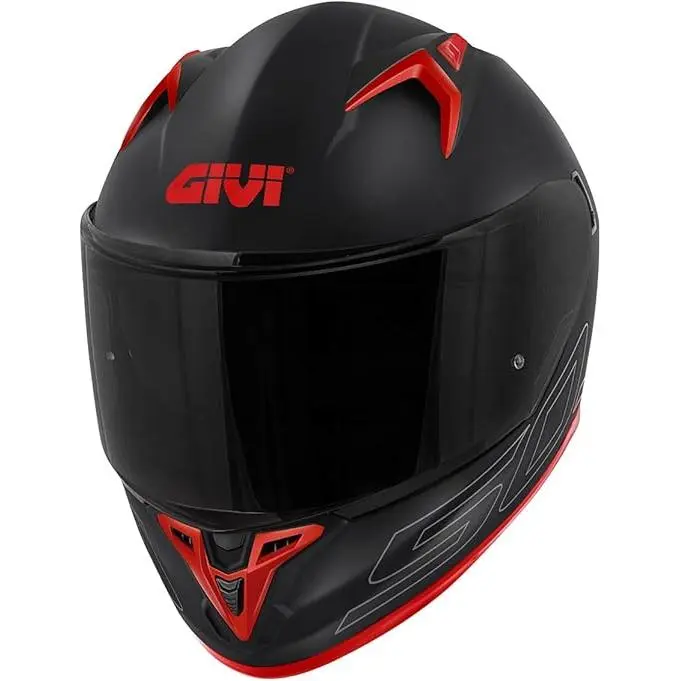 Casco Integral Givi 50.9 Atomic Negro Rojo - 1