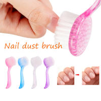 Cepillo De Uñas Con Cabeza Redonda Y Mango De Plástico Para Limpieza De Polvo De Uñas Herramienta Especializada Para El Cuidado De Las Uñas - details 0