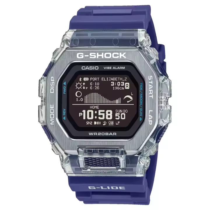 Reloj G-SHOCK GBX-100S-2ER G-LIDE Hombre Deportivo Verano Surf Azul Sumergible (200m) - 1