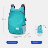 Mochila Ligera Plegable Y Plegable 15L Para Hombres Y Mujeres Bolsa De Deporte Y Viaje Mochila De Día Para Senderismo Material De Nylon - details 25