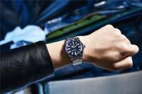 Reloj Mecánico Automático Para Hombre Benyar BB58 Resistente Al Agua Luminoso De Moda Reloj De Pulsera De Lujo Con Numeración Romana Y Seguro Plegable - details 5