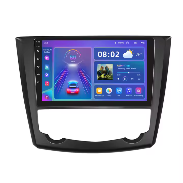 Podofo Radio de coche Android 2 Din para Renault Kadjar 2016 Carplay 8+128GB AI Voice WIFI+4G DSP GPS Navegación Multimedia Reproductor de Video - 1