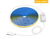 Tira De LED COB Super Brillante USB DC 5V 320leds/m Con Sensor Táctil De Escaneo Manual Y Botón Pulsador 1m 2m 3m 4m 5m Dimmer - details 9