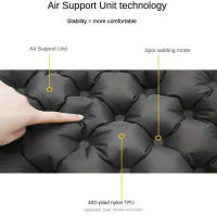 Cojín Inflable Para Silla Impermeable Y Rápido Para Camping Mat Pad De Soporte De Aire Cómodo Para Acampar Y Viajes - details 3