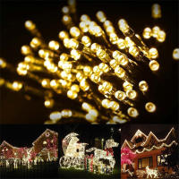 Luces De Cadena Solar LED Para Jardín Y Exterior Decoración De Navidad Para Patio Fiesta De Vacaciones Luz De Calle De Año Nuevo - details 2