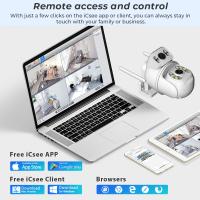 Cámara De Seguridad IP BESDER 4K Wifi Dual-Lens Detecta Humanos Visión Nocturna 8MP Exterior Sin Cable Cámara CCTV ICsee - details 12