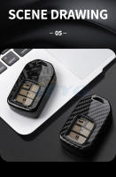 Carcasa De Llave De Coche En Fibra De Carbono ABS Para Honda City Turbo Crider XRV 10th Civic Accord Soporte De Llavero Accesorios - details 7