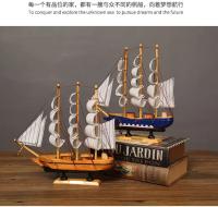 Modelo De Barco Pirata De Madera 16cm Pequeño Barco De Seda Para Decoración De Pastel Y Hogar Estilo Mediterráneo - details 10