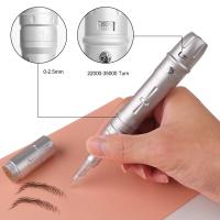 Kit De Maquinaria De Maquillaje Permanente Wireless Con Pluma Micropigmentación Para Tatuaje De Cejas Batería Doble Y 5pcs De Agujas De Tinta - details 3