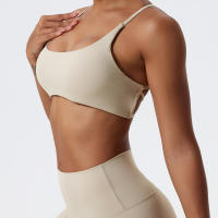 Sudadera Deportiva Para Mujer De Terciopelo Suave Alta Elasticidad Y Secado Rápido Cross Back Yoga Running Fitness Workout - details 11