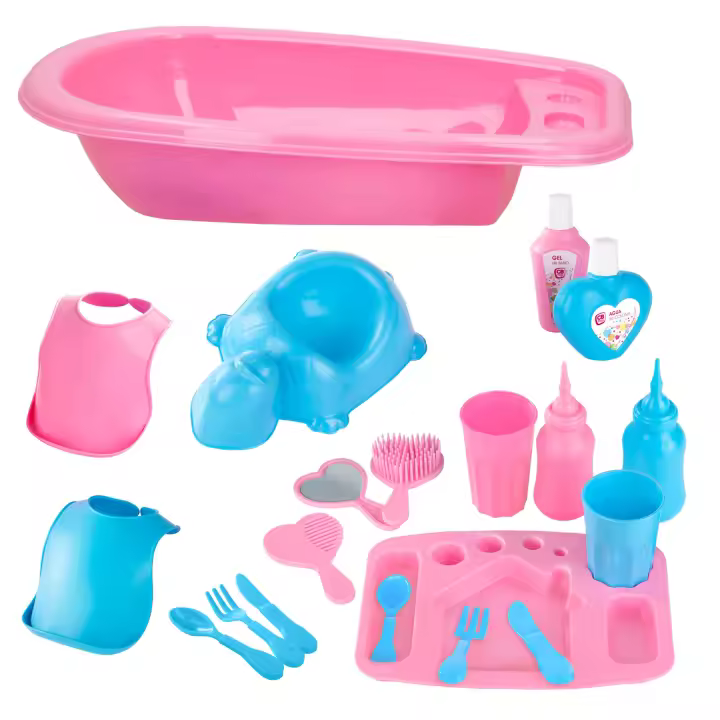 Accesorios bebés de juguete c/bañera Colorbaby's - 1