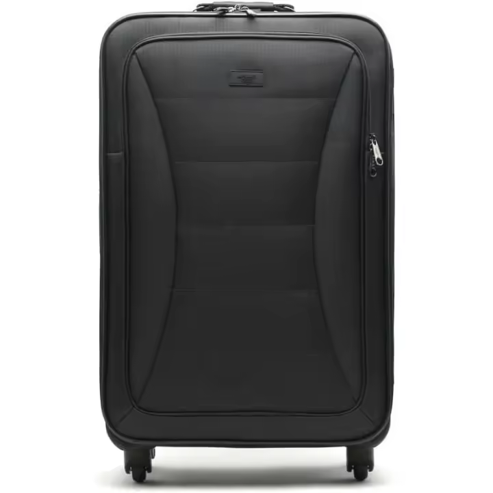 Maleta de Tela Grande de Viaje Leslie Negro Unisex - Equipaje Blando semirrígido de 80L 77 X 46 X 26 cm de 4 Ruedas - 1