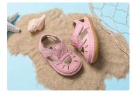 Sandalias De Verano Para Bebés Niñas Cuero Genuino Anticolisión Zapatos Infantiles Princesa Para Niños Playa Transpirables Talla True Fit Con Cierre De Correa - details 4