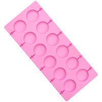 Molde De Silicona Rosa Con Flores Para Lollipops Y Caramelos Molde De Galletas De Formas Variadas Decoración De Pasteles Eco-amigable Y Resistente Al Calor - details 5