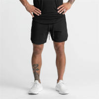 Shorts De Ejercicio Para Hombre Verano 2025 Deporte Fitness Running Con Multiples Bolsillos Rápidos Secado Sudaderas - details 1